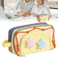 thumbnail image 2 of Portable 7-Layer Cute Pencil Case, Large Capacity Pencil Organizer With Star Accents, Multifunctional Storage Bag For Office And Travel, 2 of 9
