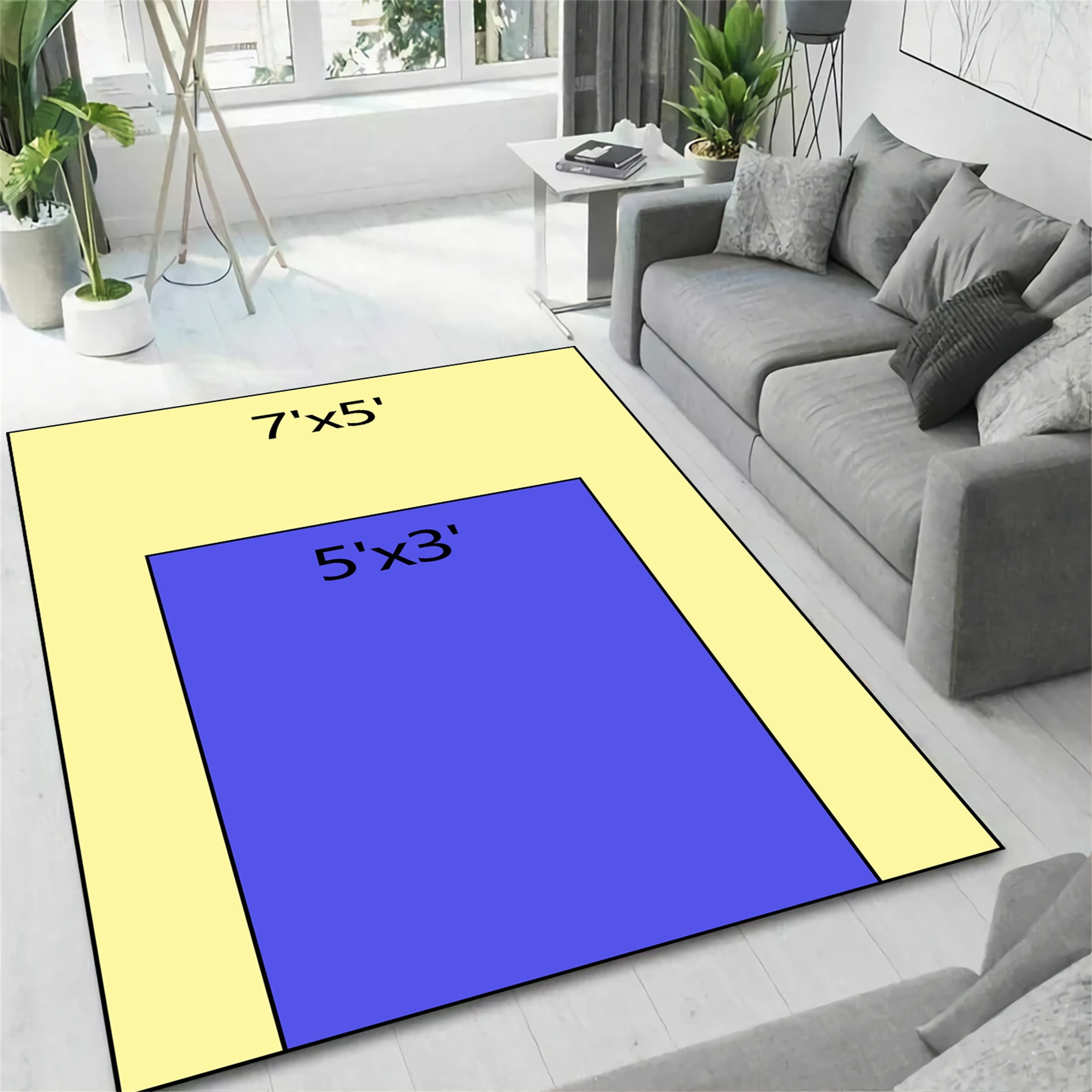 Baseball Rug for Bedroom 3'x5' Non Slip Sports Rug for Bedroom Living Room Baseball Room Decor