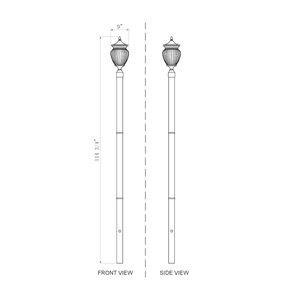 Z-Lite 3 Light Outdoor Post Mounted Fixture
