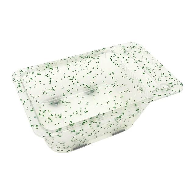 Milaget Bol de Teinture pour Cheveux Design Emboîtable Fond Antidérapant Bol de Mélange Vert