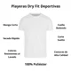 thumbnail image 4 of Playera Hombre Manga Corta Deportiva Transpirable Dry Fit, 4 of 6