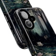 thumbnail image 2 of Mystical Nighttime Water Lily Phone Case, Enchanted Forest with Glowing Moon and Fireflies, Durable Protective Cover for iPhone 16 15 14 13 12 11 Pro Max Mini, 2 of 6