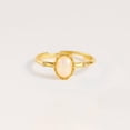 thumbnail image 4 of Adjustable White Opal Promise Ring & Gold Ring, 4 of 5