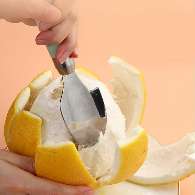 Pelador y seccionador de pomelo de acero inoxidable | Abridor fácil de pomelo, naranja y granada | Mango ergonómico antideslizante | Aparato de cocina apto para lavavajillas