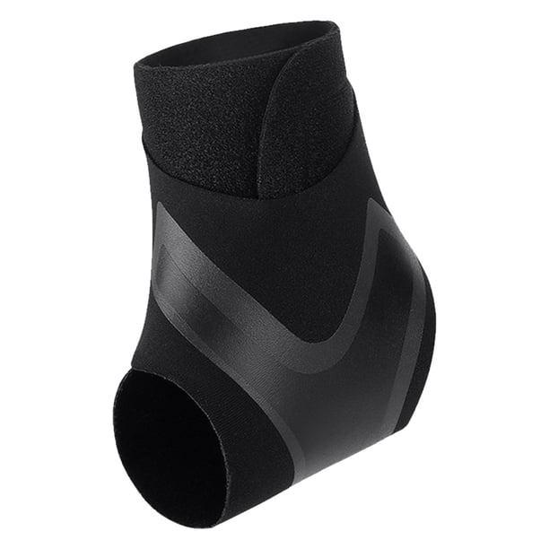 Tobillera ajustable, tobillera elástica para correr y jugar al baloncesto (pie izquierdo L)