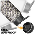 thumbnail image 5 of Leopard Print Insulated Stainless Steel Water Bottle with Straw & Cleaning Brush – 18 Oz | Leakproof, BPA-Free, 304 Stainless Steel, Wide Mouth, Travel Mug for Car, Gym, Office, 5 of 5