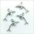 thumbnail image 5 of U8MO 8/20/50/100X dolphin fish Antique Silver Charms Pendants Jewelry Making 23*12mm-100pcs, 5 of 5