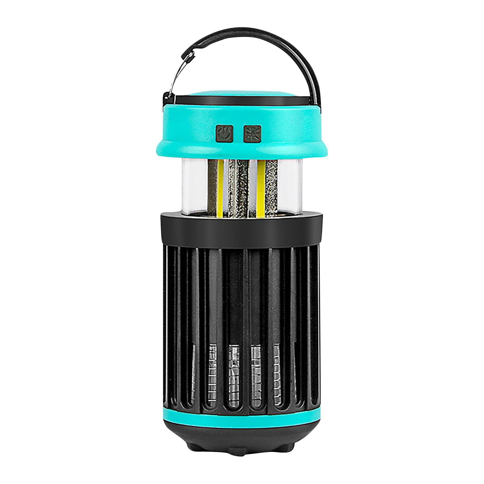 Rechargeable Mosquito Camping Lantern, 2 in 1 Portable Outdoor Led Tent Light and Bug Zapper for Camping Hiking Backyard Patio Home Use, Handheld Waterproof Mosquito Lamp for