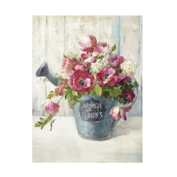 Trademark Fine Art 'Garden Blooms II' Canvas Art by Danhui Nai