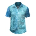 thumbnail image 5 of Hawaiian Shirt for Men Summer Short Sleeve Button Up Notch Collar Tropical Print Beach Shirts Vacation Outfits, 5 of 5