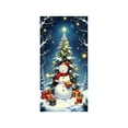 thumbnail image 2 of Yunuuuoa 35 X 72 Inch Christmas Door Curtain Santa Claus Design Polyester Fabric Holiday Party Decoration for Front Door Wall Indoor Festive Atmosphere, 2 of 6