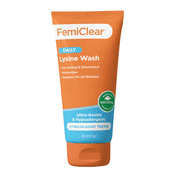 FemiClear Ultra-Gentle Feminine Wash with Lysine and Lemon Balm, Fragrance-Free, pH Balancing, 6 fl oz