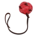 thumbnail image 2 of Dog Training Ball, Release Energy and Reduce Anxiety Leather Dog Ball Lightweight and Easy to Carry Dog Training Ball on Rope for Training and Entertainment, 2 of 7