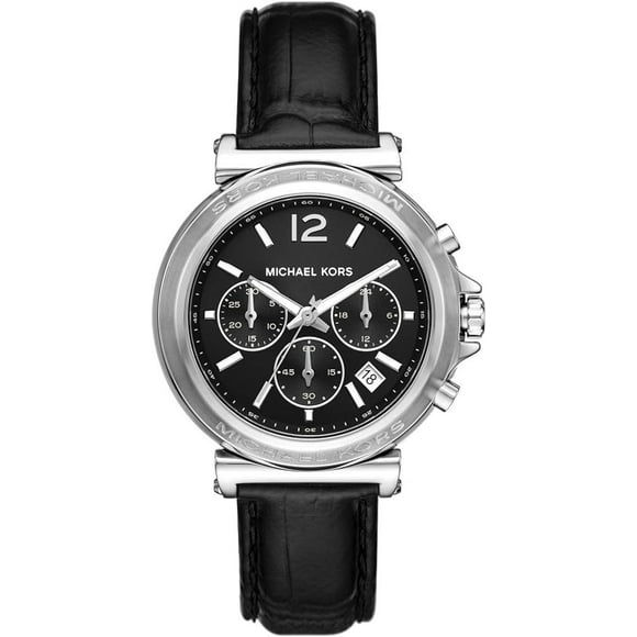 Michael Kors Oversized Maren Crocodile Leather Ladies Watch