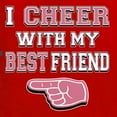 thumbnail image 5 of Wild Bobby, I Cheer With My Best Friend His/Her Couples/ Best Friends Matching Couples Hoodie, Red, Mens L-Womens XX-Large, 5 of 5