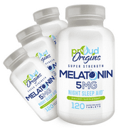 Proud Origins Melatonin 5mg 120 Rapid Release Tablets (4 Pack)