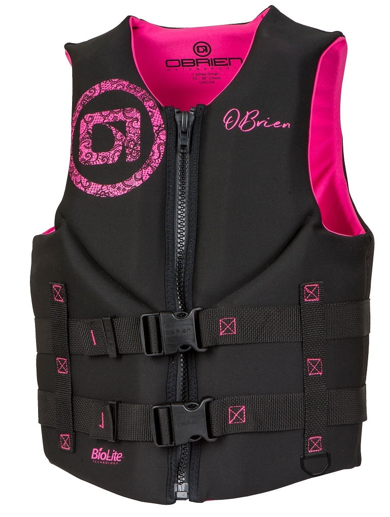 O'Brien Women's Traditional Neo Life Jacket, Pink, Small