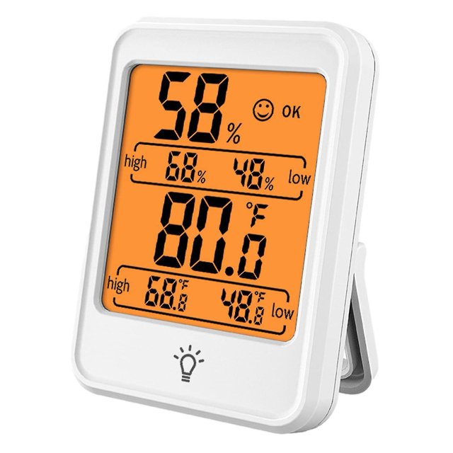 Termómetro de temperatura del aire genérico, termómetro higrómetro de ambiente | Monitor de temperatura y humedad