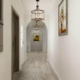 thumbnail image 5 of LNC 6-Light Antique Rust Bronze Farmhouse Drum Chandelier,21.7"L x 21.7"W x 28.3"H, 5 of 11