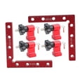 thumbnail image 3 of Regla de posicionamiento en ángulo recto de 90 grados Abrazadera de fijación de panel de carpintero en forma de L 140 x 140 mm 140 X 140 MM, 3 of 15