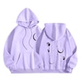thumbnail image 3 of Uoodti Women Oversized Long Sleeve Solid Basic Pullove Loose Hoodies Sweatshirt Cute Fashion Casual Gift Pullover Tops with Poc ket Sun, 3 of 5