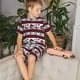 thumbnail image 4 of Balery Buffalo Plaid Forest Conjunto de Pijama Infantil de Manga Corta con Estampado – Ropa de Dormir de Algodón Suave-X-Large, 4 of 5