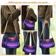 thumbnail image 4 of FORMRS Womens Shoulder Bag with Chain Strap Clutch Purse Cute Tote Handbag, Pink Digital Art, 4 of 7