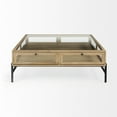 thumbnail image 5 of Rustic Natural Brown Shadowbox Coffee Table, 5 of 5