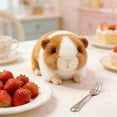 thumbnail image 6 of Gqtwoy Realistic Hamster Plushie Toy, Cute Lifelike Guinea Pig Stuffed Animal, Soft Nurturing Gift for Pet Lovers, Ideal for Imaginative Play and Home Decor, Safe and Durable Design, 6 of 7