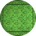 thumbnail image 1 of Ahgly Company Indoor Round Persian Green Traditional Area Rugs, 4' Round, 1 of 1