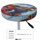 thumbnail image 4 of Disketp Cartoon Train Hot Air Balloon Funda Redonda para Taburete, Funda de Cojín para Silla de Bar Suave y Elástica-14 inch, 4 of 7