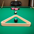 thumbnail image 4 of FONWILYO 2Pcs Solid Wood Pool Triangle Rack Khaki for Pool Table Precision Setup and Stable Billiard Ball Alignment, 4 of 8