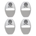 thumbnail image 1 of 4pcs/set Car Door Lock Protective Cover Anti-scratch Sticker For 4 Motion MTM Blue Motion Touran Tiguan GTI R Line R3 silver-Volkswagen, 1 of 6