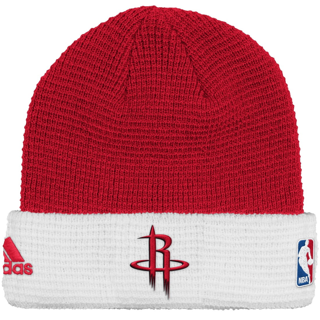 Houston Rockets Adidas NBA 2015 Authentic Team Cuffed Knit Hat by Adidas