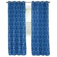 thumbnail image 3 of lavish home dana flocked curtain panel, 3 of 3