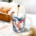 thumbnail image 3 of Disketp Red Lobster Large Coffee Mug with Handle Tea Cup Novelty Coffee Cup for Men Women Office Work, 3 of 6