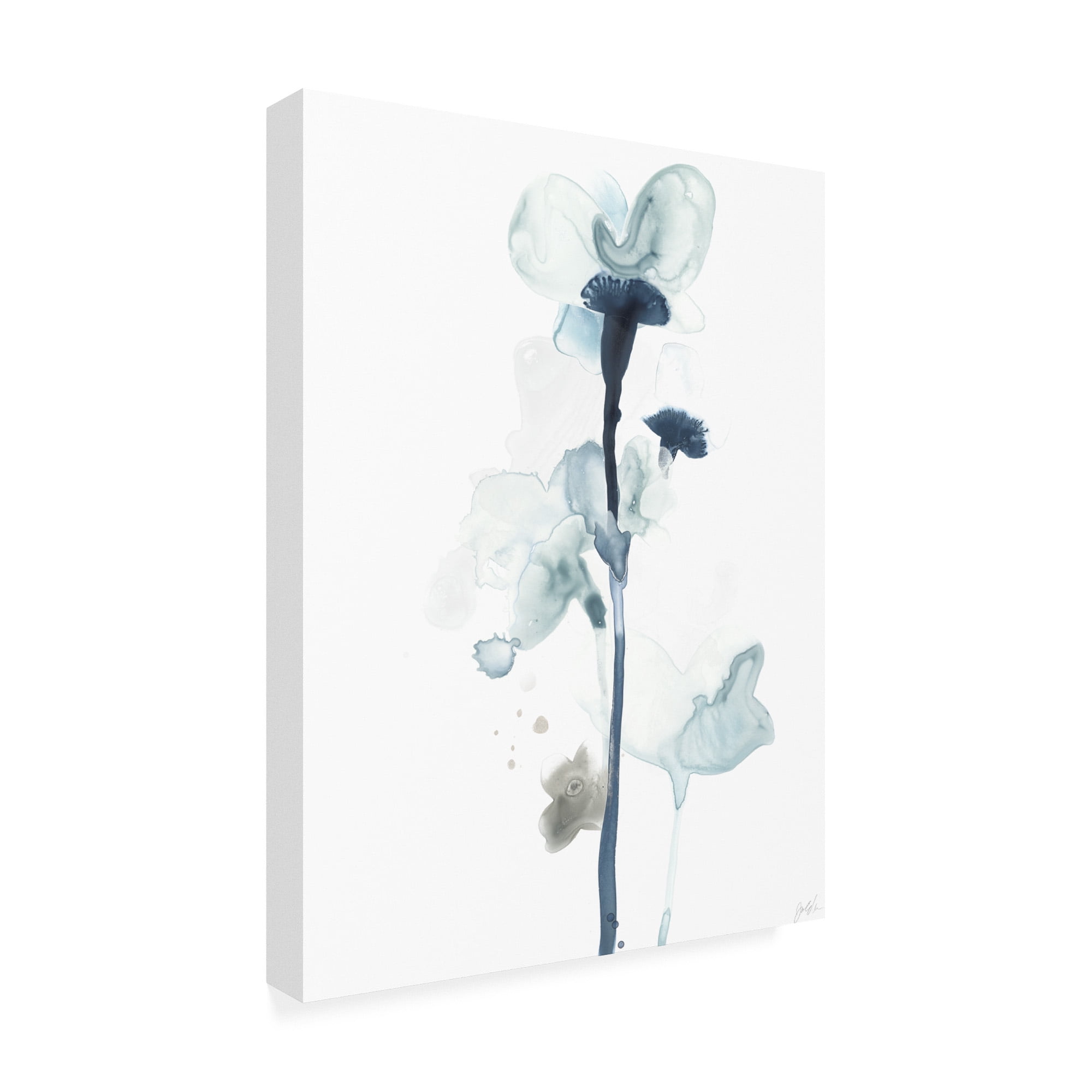 Trademark Fine Art 'Midnight Blossoms I' Canvas Art by June Erica Vess