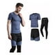 thumbnail image 1 of Short Suelto + Licra + Playera De Compresión Conjunto Gym 3p, 1 of 8