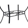 thumbnail image 3 of Boraam 77013 Bastian Table à Manger&44; Gris & Noir, 3 of 5