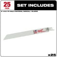 thumbnail image 3 of Milwaukee Tool 8" 8/12 TPI SAWZALL Blades (25 Pk), 3 of 4