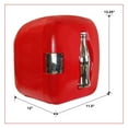 thumbnail image 4 of Coca-Cola 12-Can AC/DC Cube Electric Cooler, 4.2L, Compact & Convenient Cooler for Home & Travel, 4 of 8