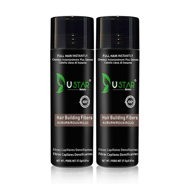 Lot de 2 - Ustar Fibre de Construction Capillaire Auburn 0,97 Oz/27,5 g