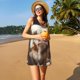 thumbnail image 3 of Balery Cow With Butterflies Vestidos de verano para mujer con estampado: vestido holgado sin mangas, vestido playero informal y cómodo para días calurosos., 3 of 7