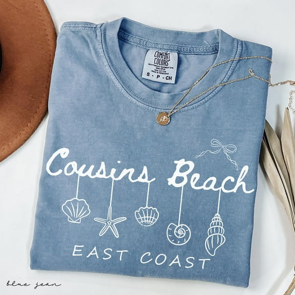 Cousins Beach T-Shirt TSITP Shirt The Summer I Turned Pretty Tee Team Conrad Team Belly Team Jeremiah East Coast Beach Shirt