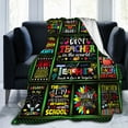thumbnail image 2 of Teacher Gifts Blanket, Teacher Appreciation Gifts Ideas, Best Birthday Retirement Gifts for Teachers from Student, Teacher Throw Blankets Christmas Teacher's Day Back to School 80"X60", 2 of 6