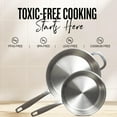 thumbnail image 6 of Alva Maestro 11" 5-Ply Stainless Steel Frying Pan, Non Toxic, Oven Safe, 6 of 12