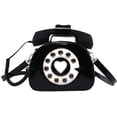 thumbnail image 1 of Bolso y monederos con forma de teléfono para mujer, bolsos de hombro con asa superior para teléfono Retro, bolsos cruzados Adepaton HMHZ852-1, 1 of 7