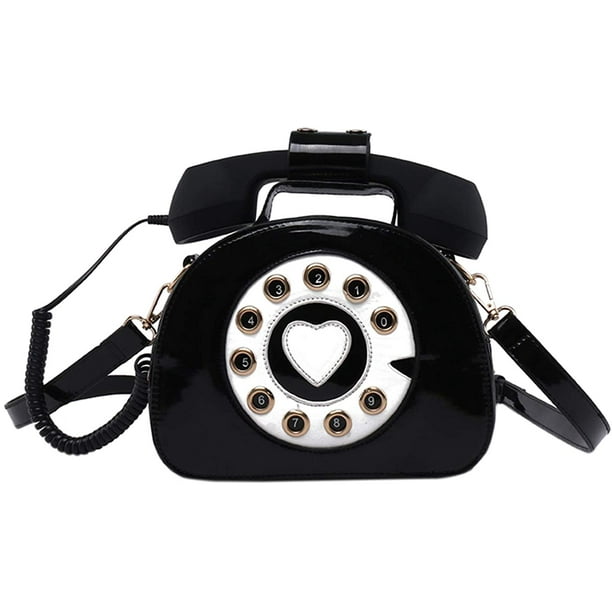 Bolsos y carteras con forma de teléfono para mujer Bolso de hombro con asa superior para teléfono celular retro Bolso bandolera Ormromra HMHZ852-1
