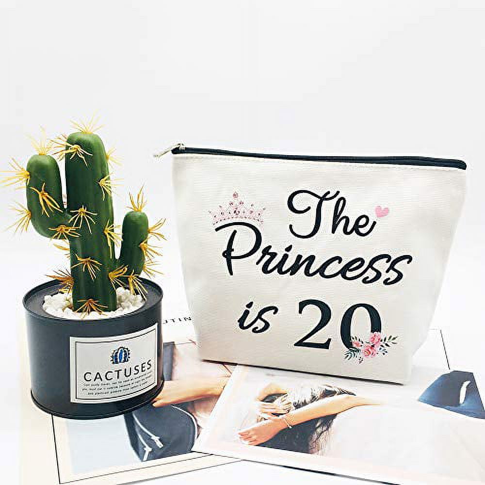 20th Birthday Gifts for Women Makeup Bag 20 Year Old Birthday Gifts Happy  20th