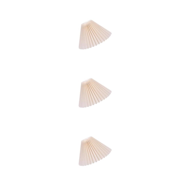 Pantalla de lámpara moderna Matsuzay Cubierta de luz en forma de abanico A prueba de polvo Beige 28 cm